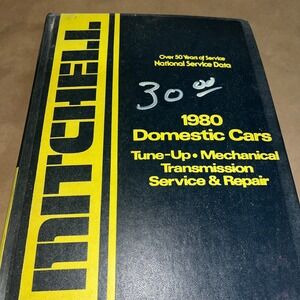 1980‎ Mitchell Domestic Cars Tune Up Mechanical Transmission Service & Repair